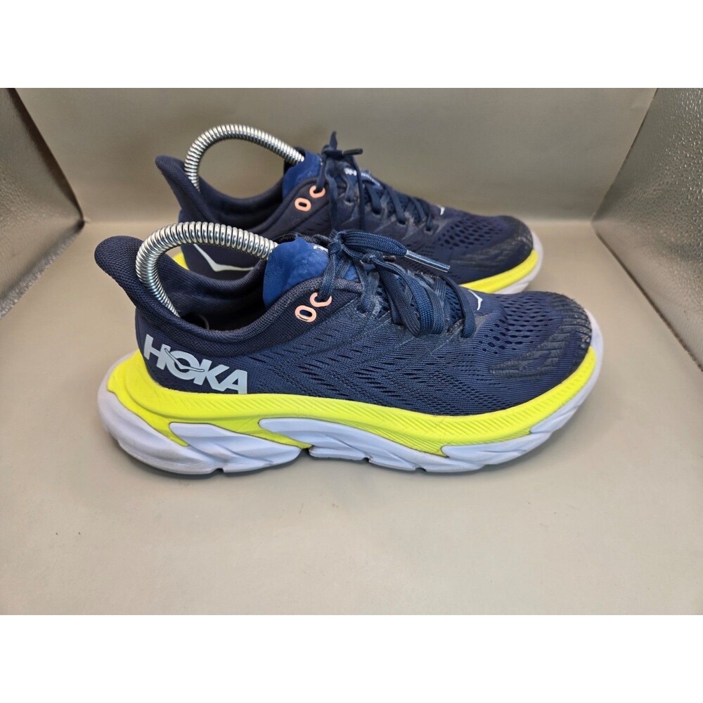 Hoka One One Clifton Edge Shoes Women's 6.5 Moonlit Ocean Road Running Sneakers